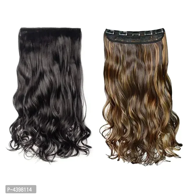 Best Quality 26Inches Curly Hair Extension Black &