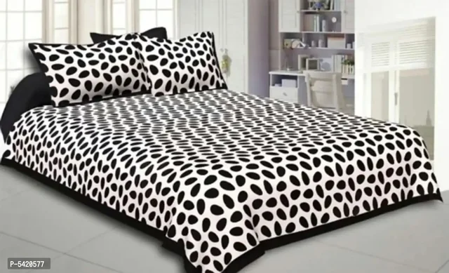 Cotton Bedsheet Set with 2 Pillowcover