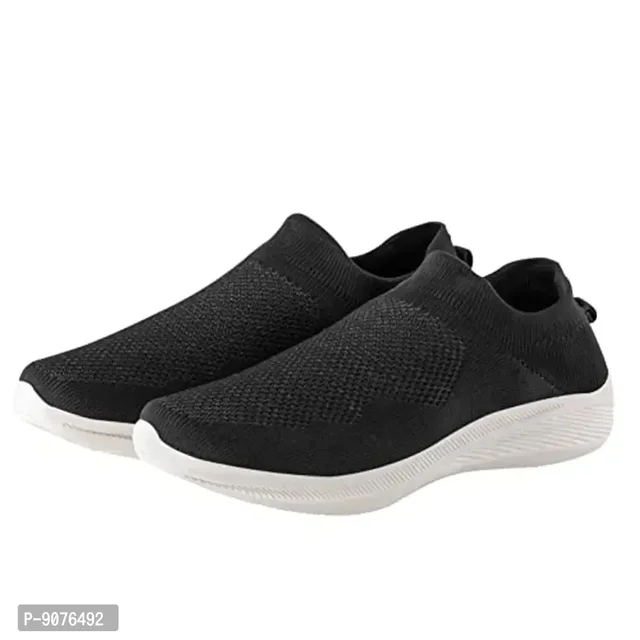 Enjoy Men Shoe Mesh Lightweight Slip On Walking and Running Casual Gym Shoes Sneakers