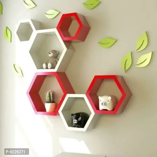 Fancy Wooden Wall Shelves for Home D&eacute;cor