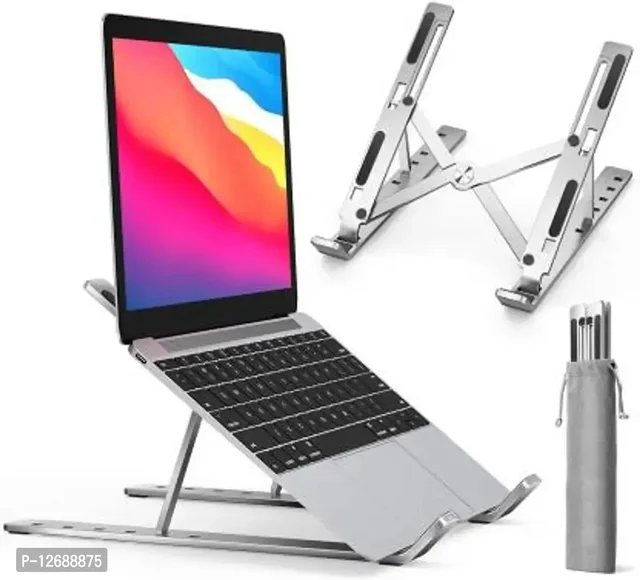 Foldable Aluminum Laptop Stand for Desk Compatible with 9-15.6 inch Laptops Laptop Stand
