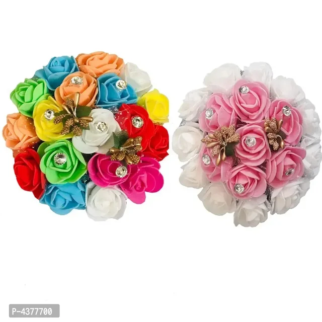 Hair Bun Decoration Full Gajra For Women(Pack Of