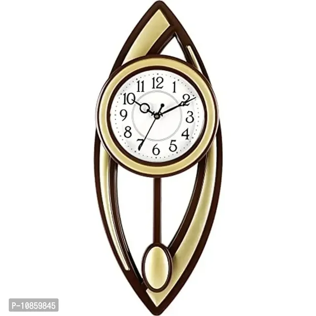 Harbour Analog Wall Clock – Large Decorative Clock for Home, Living Room & Bedroom (45.5 x 45.5 cm)