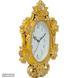 "Harbour Analog Wall Clock with Pendulum – Stylish Decorative Clock for Living Room, Hall & Bedroom (38 x 29.5 cm)