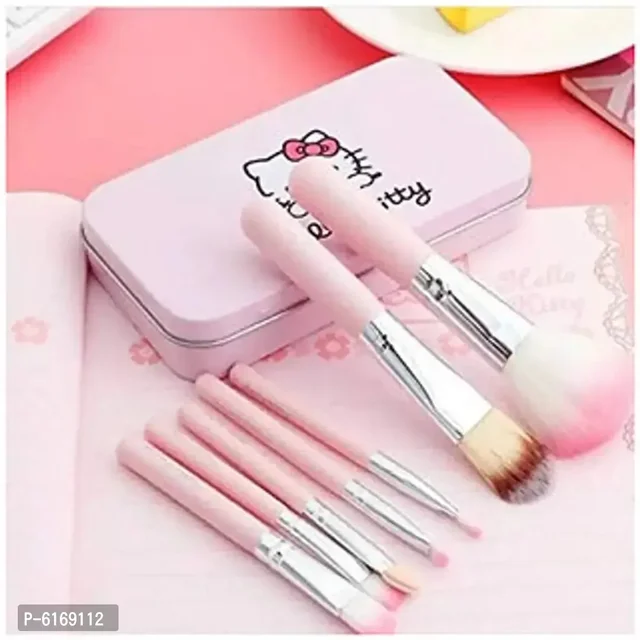 Hello Kitty Make Up Brush Set Pink (7