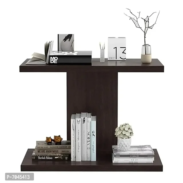 I SHAPE Wooden Wall Shelf - Floating Storage Rack for Living Room