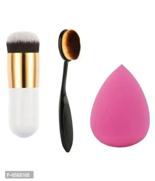 Lenon Beauty Makeup Foundation Brush White, Oval Foundation
