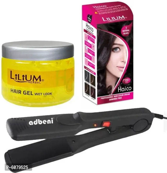 Lilium Wet Look Hair Gel Natural Black Hair