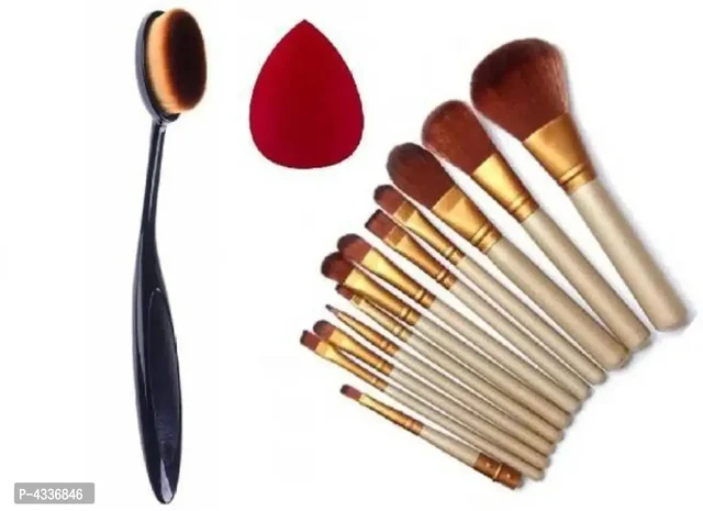 Makeup Brush Tool (Oval With Makeup Brush 12