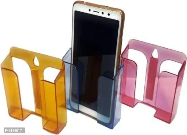 Mobile Stand Wall Mounted Mobile Holder| Mobile Ph color may vary
