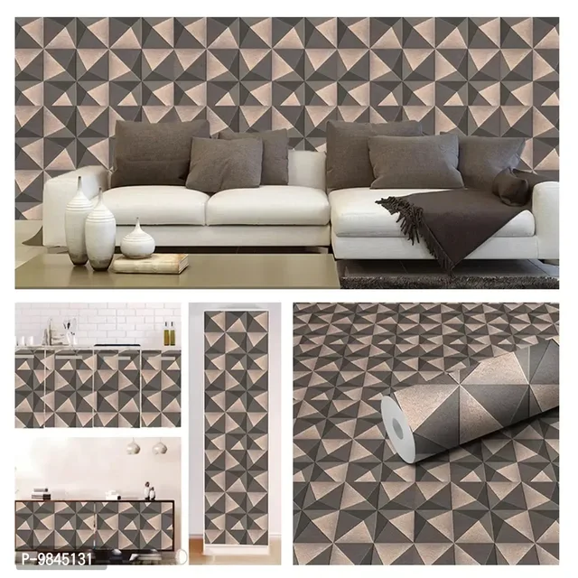 Self Adhesive Wall Stickers for Home Decoration Extra Large Size 300x40 Cm Wallpaper for Walls Octagon Wall stickers for Bedroom Bathroom Kitchen Living Room Pack of 1