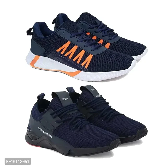 Stylish Fancy Canvas Sports Walking Shoes For Men