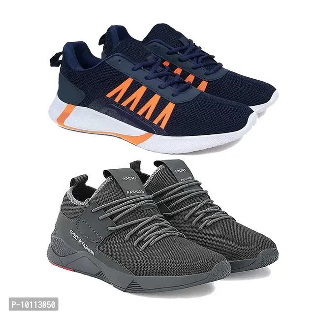 Stylish Fancy Canvas Sports Walking Shoes For Men