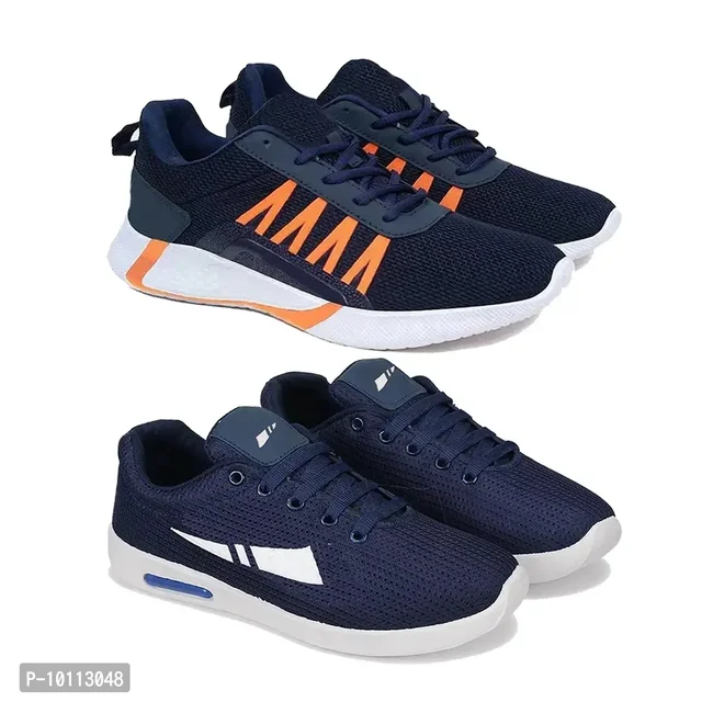 Stylish Fancy Canvas Sports Walking Shoes For Men