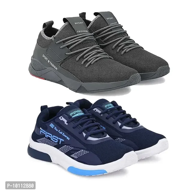 Stylish Fancy Canvas Sports Walking Shoes For Men