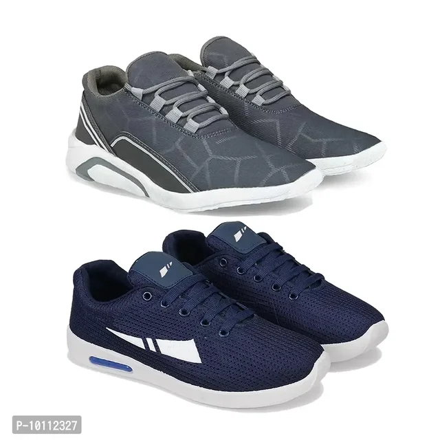 Stylish Fancy Canvas Sports Walking Shoes For Men