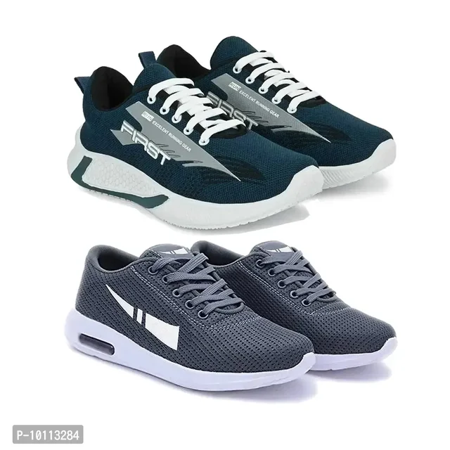 Stylish Fancy Canvas Sports Walking Shoes For Men