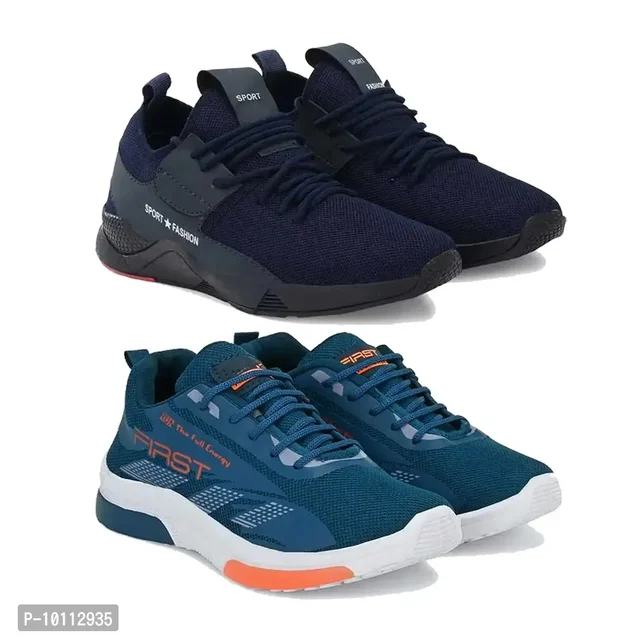 Stylish Fancy Canvas Sports Walking Shoes For Men