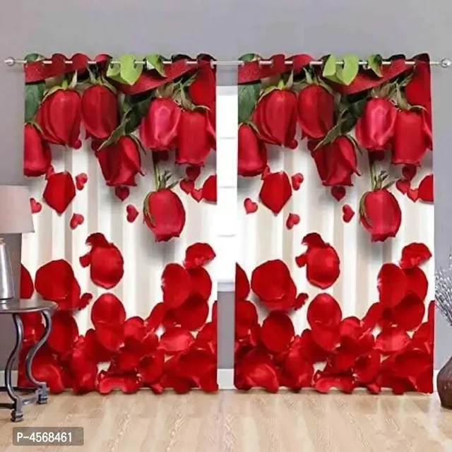 Trendy Polyester Printed Door Curtain (7Feet-1-Piece)