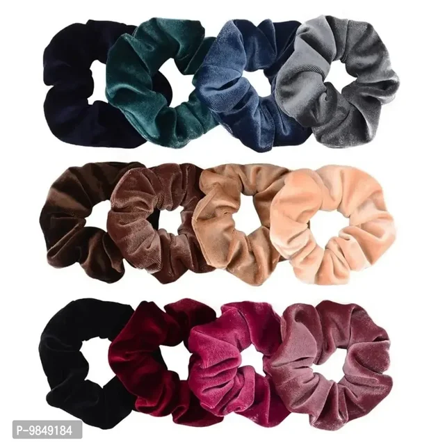 Velvet Fabric Hair Ties And Bands For Women