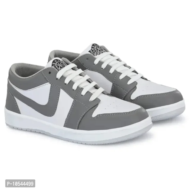 Walking Zombie Attractive Grey Jordan Series MID TOP with Max Cushion Technology Sneakers for Men Pack of 1