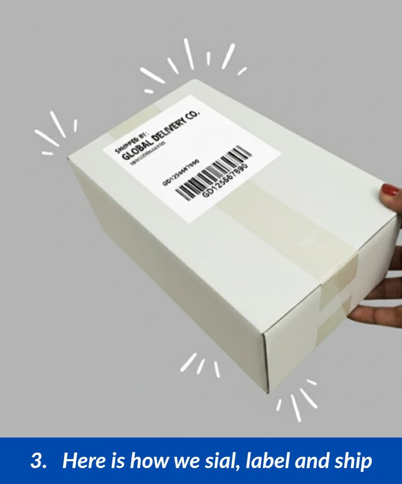 Order labeling and shipping