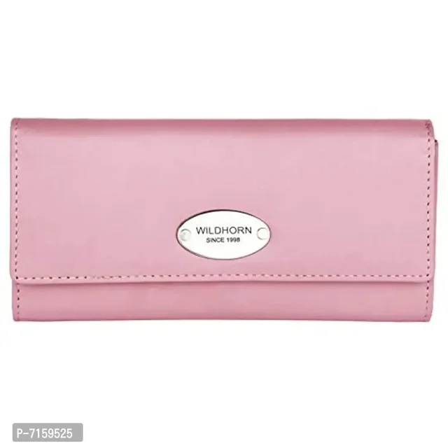 WILDHORN Ladies Leather Wallet (Pink)