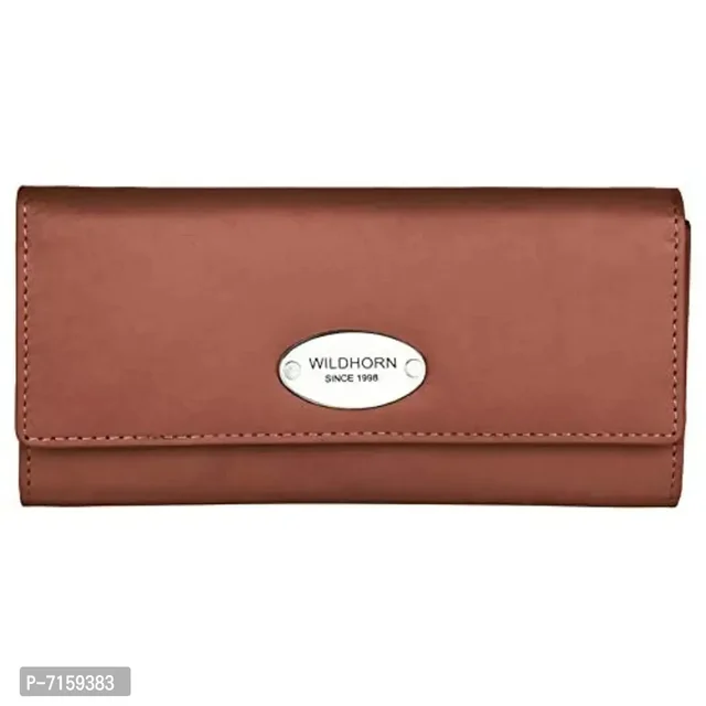 WILDHORN Wildhorn India Brown Leather Women's Wallet (WHLW1000)