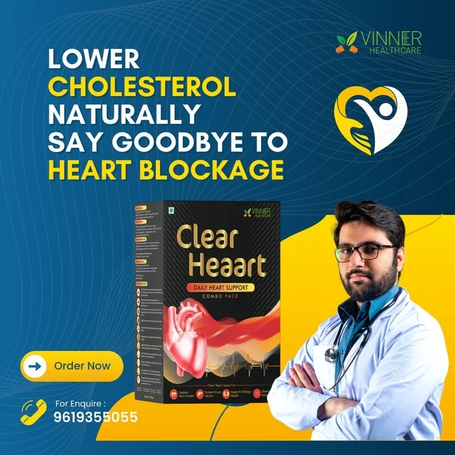 Doctor’s Recommended Clear Heaart Combo Pack Supplement For Heart Blockages, Cholesterol, & Triglycerides - 3 WEEK TREATMENT PLAN