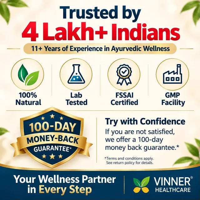 Vinner Healthcare Doctor’s Recommended Clear Heaart Combo Pack | Powerful Ayurvedic Combination For Heart, Liver & Kidney Care | Reduces Cholesterol, Blockages, Detox Liver & Kidneys, Fatty Liver Support | Improves Metabolism | Anti-Inflammatory & Cardiovascular Support. - 45-Day Improvement Pack – Visible Health Support