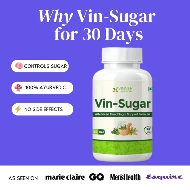 Vin-Sugar Capsules β Natural Support for Daily Sugar Wellness - 60-Day Pack