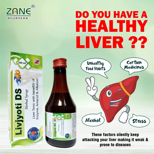 Livjyoti DS 4G Syrup — Ayurvedic Herbal Syrup for Urinary & Hepato-Renal Support | Antiurolithic & Diuretic Herbal Tonic