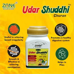 ZANE AYURVEDA Zane Ayurveda Udar Shuddhi Churan - Ayurvedic Medicine for Stomach Cleanse, Constipation & Digestion