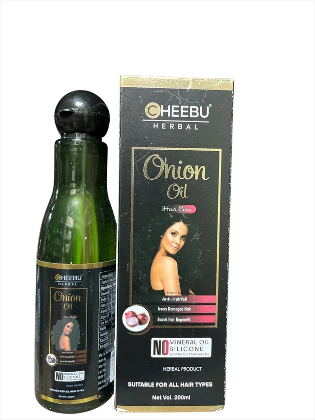 Cheebu Herbal Cosmetics Cheebu Herbal Onion Hair Oil – Complete Ayurvedic Hair Care Solution
