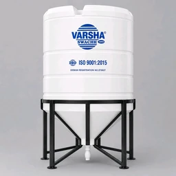 Varsha Swachh 1000 ltr 4 Layer Auto Clean Water Tank With 2 Feet MS Stand