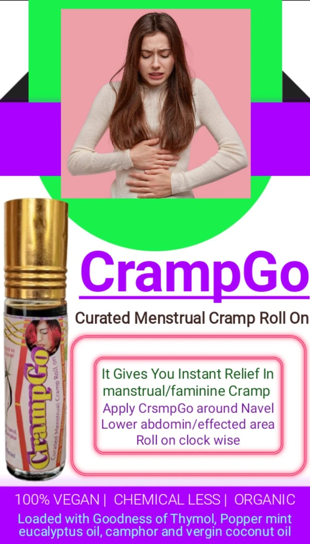 CrampGo: Curated Menstrural Cramp Roll On
