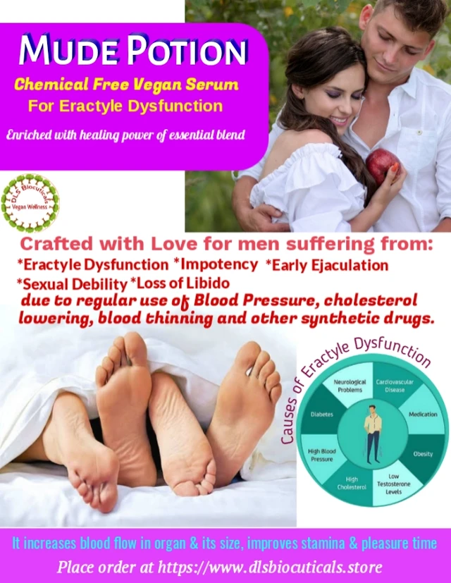 Mude Potion: Chemical Free Serum For Eractile Dysfunction