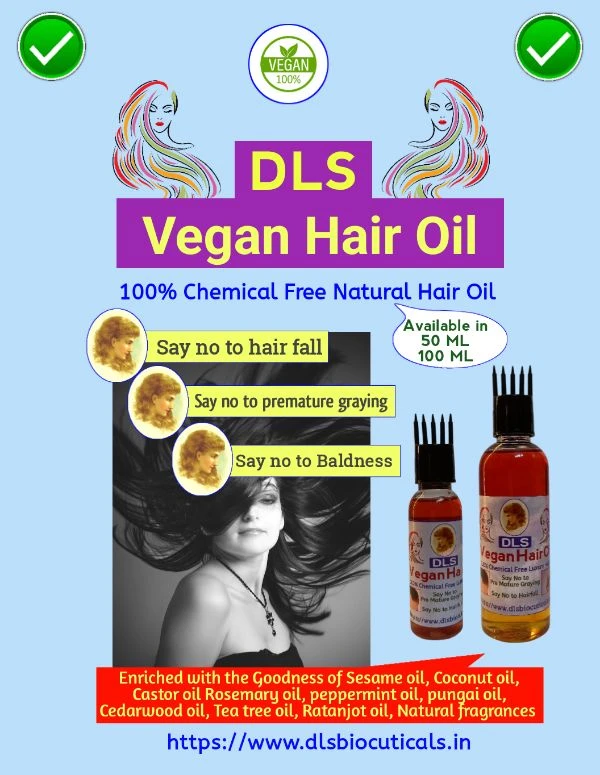 DLS Vegan Hair Oil