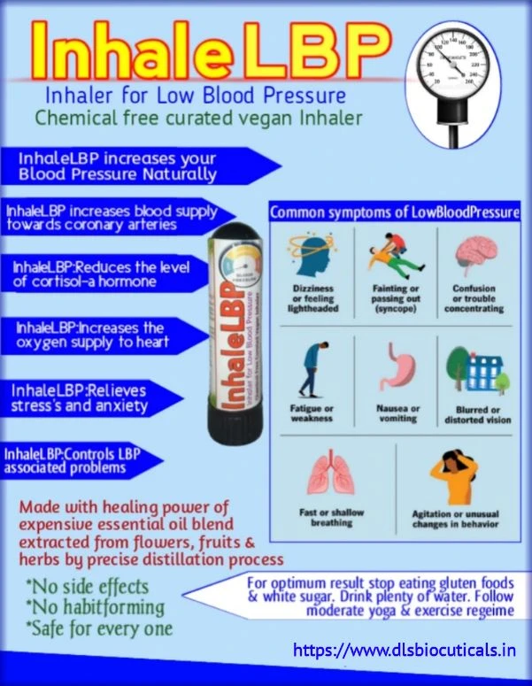 InhaleLBP: Chemical Free Inhaler For Low Blood Pressure