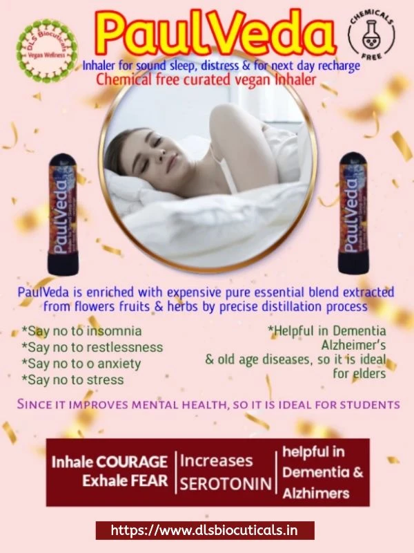 PaulVeda: Inhaler For Sound Sleep Distress & For Next Day Recharge