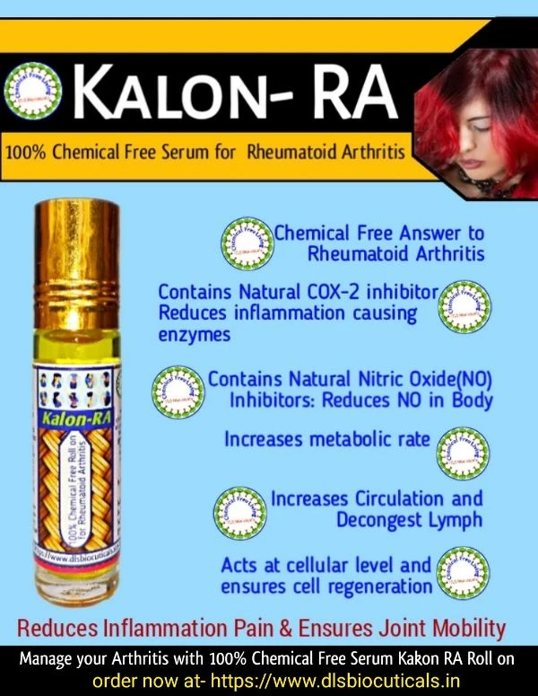 Kalon-RA: 100% Chemical Free Serum For Rheumatoid Arthritis
