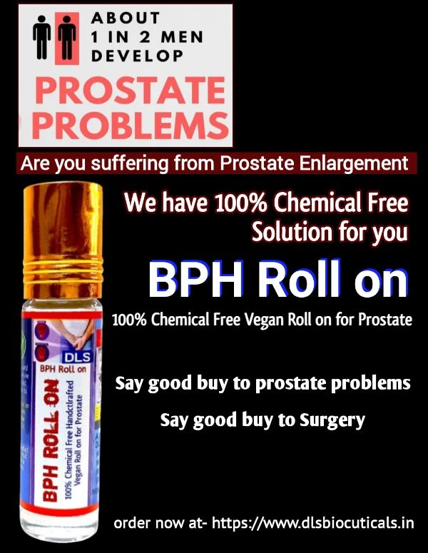 BPH Roll On: 100% Chemical Free Roll On For Prostate