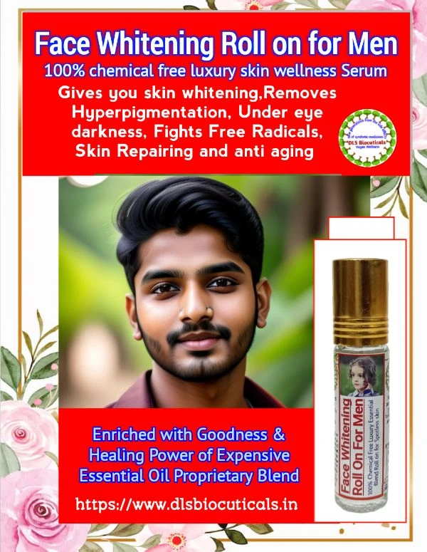 Face Whitening Roll On For Men