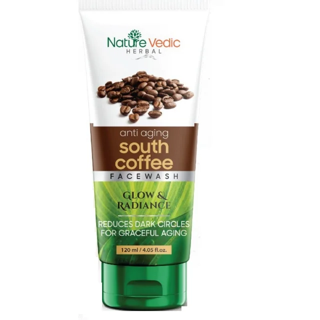 Nature Vedic South-Coffee Face wash For Glow & Radiance FaceWash - 120 ml