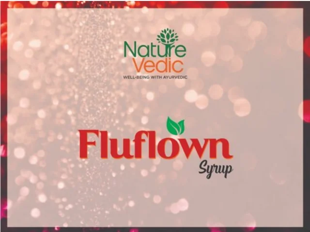 Nature Vedic Fluflown Syrup for All Kind of Fever, Swine Flu, Malaria, Loss of platelets - 400 ml