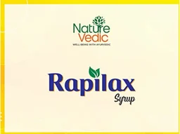 Nature Vedic Rapilax Ayurvedic Syrup for Digestion ,Constipation & Gastric Relief - 400 ml