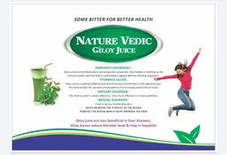 Nature Vedic Herbal Giloy, Amla, Neem, Tulsi Juices Enriched With Antioxidants & Vitamins C For Boost Immunity - 500 ml
