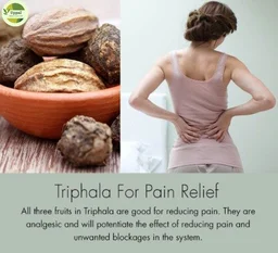 Uppal Natural & Pure Triphala Powder for Digestion , weight Loss & Back Pain Relief - 100 gm