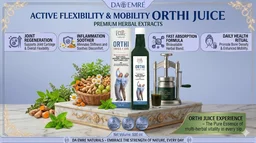DA EMRE Natural ORTHI JUICE for Joint Pain, Bone Strength, Flexibility & Stiffness