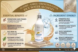 DA EMRE KARICE SHAMPOO 300ml for Hair Strengthen & Growth Booster, Hair Damage Control, Hydrating & Nourishing